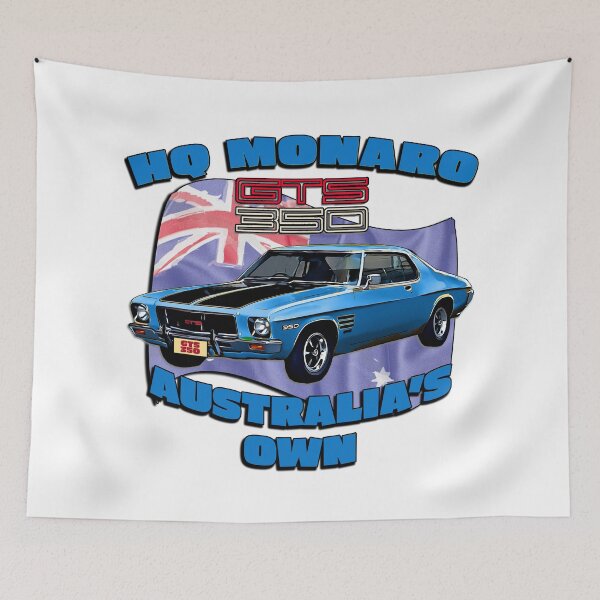 Item preview, HQ Monaro GTS 350 Australia’s Own Classic Car Art in Blue designed and sold by Michael van der Hoorn.