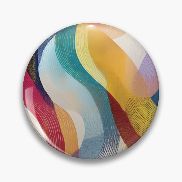Item preview, Abstract Swirly Ribbons in Rainbow Colors designed and sold by DuckyRubin.