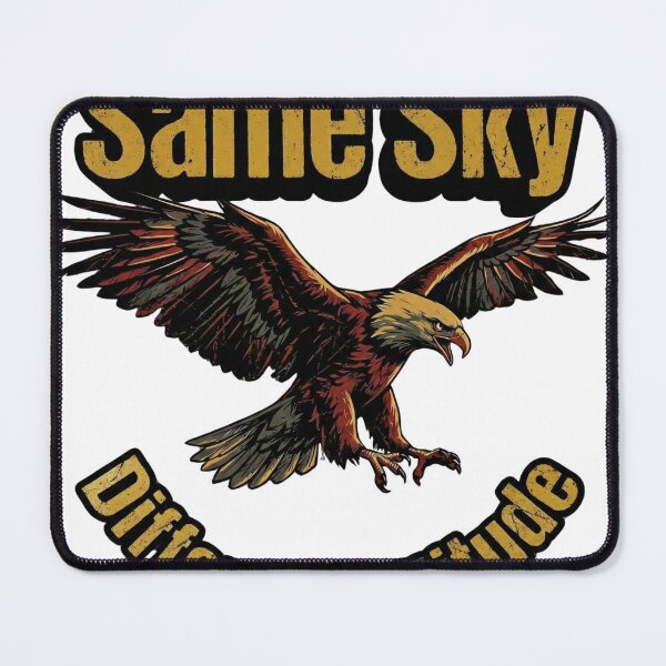 Item preview, Same Sky Different Altitude – Minimal Eagle Illustration Design designed and sold by RectifyFashions.