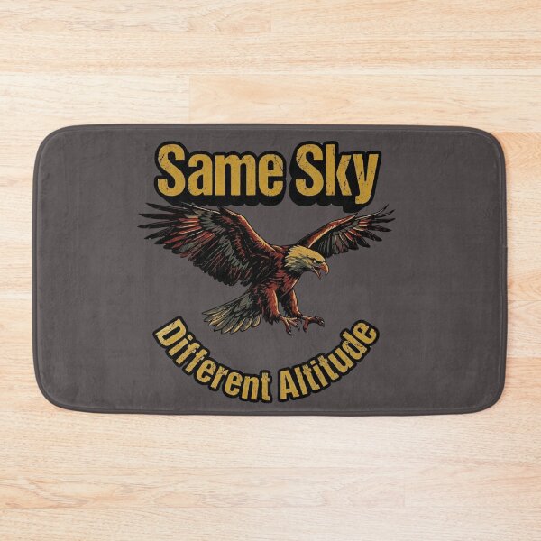 Item preview, Same Sky Different Altitude – Minimal Eagle Illustration Design designed and sold by RectifyFashions.