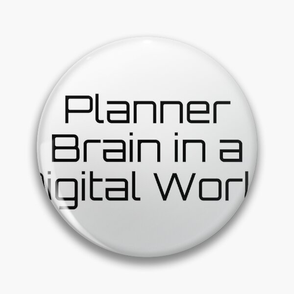 Item preview, Planner Brain in a Digital World designed and sold by Ninjacatoff.