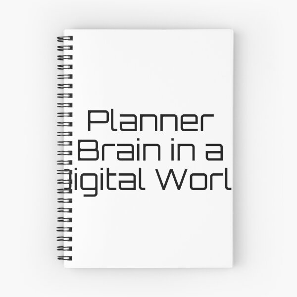Item preview, Planner Brain in a Digital World designed and sold by Ninjacatoff.