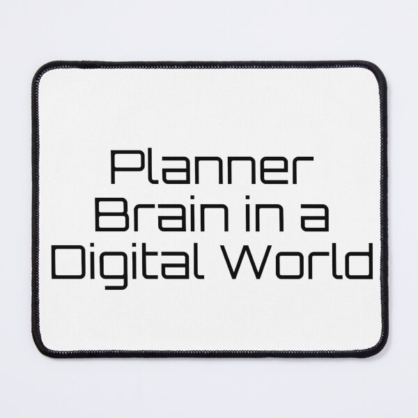 Item preview, Planner Brain in a Digital World designed and sold by Ninjacatoff.