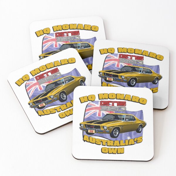 Item preview, HQ Monaro GTS 350 Australia’s Own Classic Car Art in Gold designed and sold by Michael van der Hoorn.