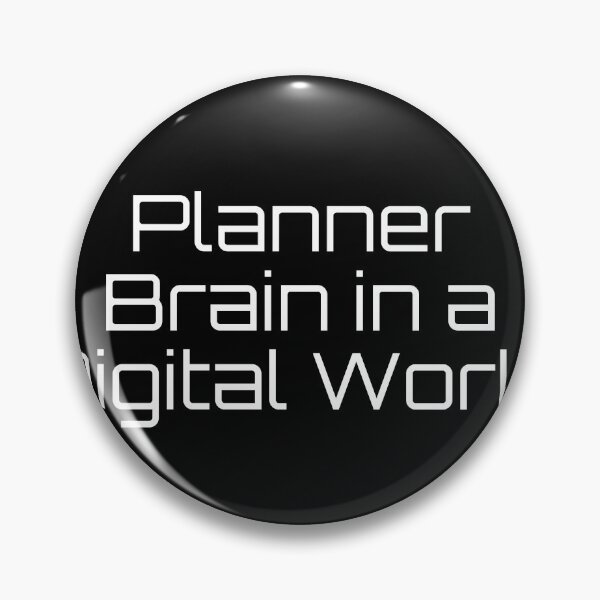 Item preview, Planner Brain in a Digital World designed and sold by Ninjacatoff.