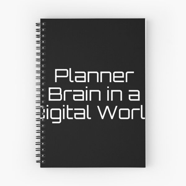 Item preview, Planner Brain in a Digital World designed and sold by Ninjacatoff.