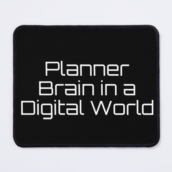 Item preview, Planner Brain in a Digital World designed and sold by Ninjacatoff.