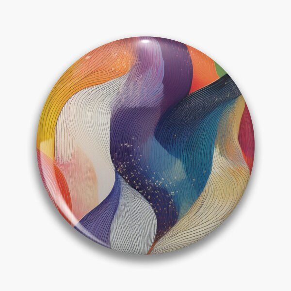 Item preview, Abstract Swirlys in Rainbow Colors designed and sold by DuckyRubin.