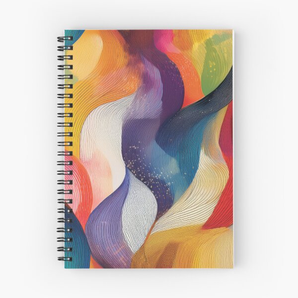 Item preview, Abstract Swirlys in Rainbow Colors designed and sold by DuckyRubin.