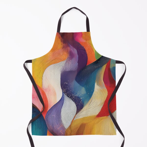 Item preview, Abstract Swirlys in Rainbow Colors designed and sold by DuckyRubin.