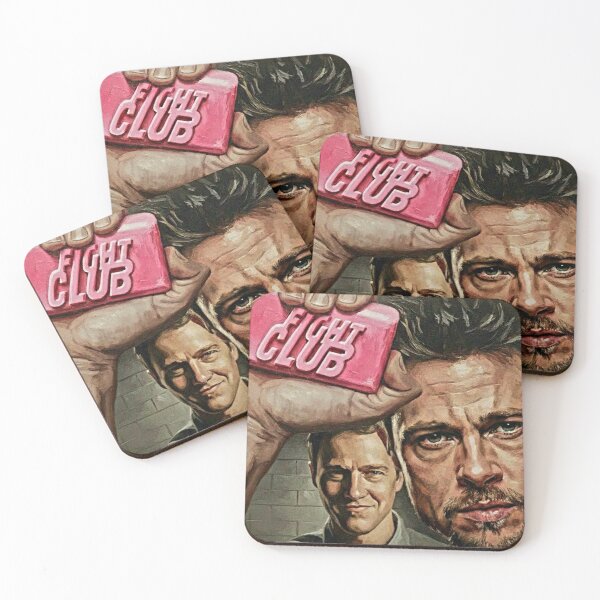Item preview, Pink Soap Close-Up Cult Film Art | Two Man Psychological Drama Painting | Intense Movie Poster designed and sold by Art's Diner.