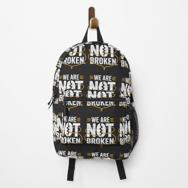 Item preview, We Are Not Broken Healing Awareness Quote designed and sold by FreshVibe Prints.