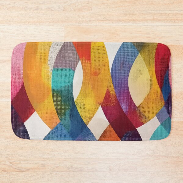 Item preview, Abstract Swirly Ribbons in Rainbow Colors designed and sold by DuckyRubin.