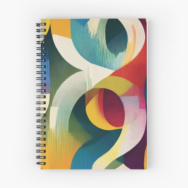 Item preview, Abstract Swirly Loops in Rainbow Colors designed and sold by DuckyRubin.
