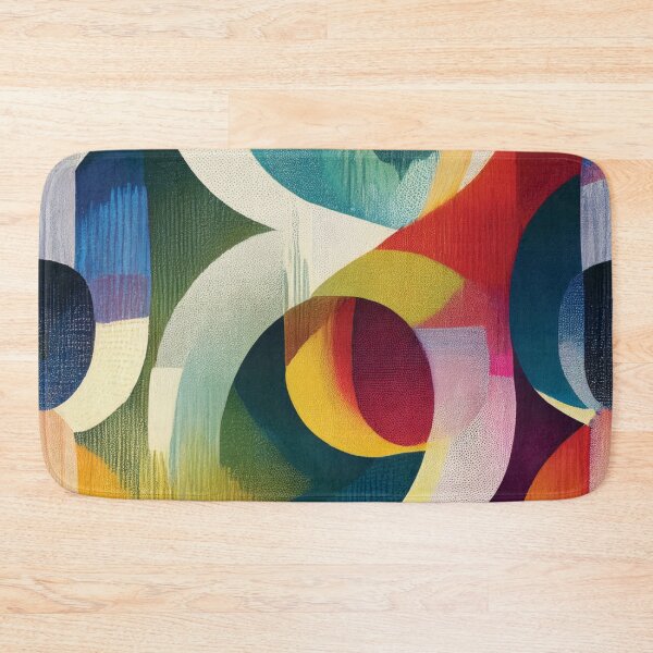 Item preview, Abstract Swirly Loops in Rainbow Colors designed and sold by DuckyRubin.
