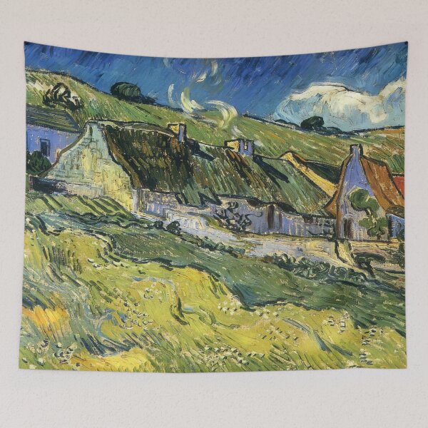 Item preview, Vincent Van Gogh - A Group Of Cottages designed and sold by st1art.