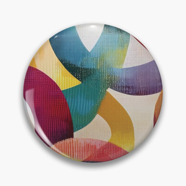 Item preview, Abstract Swirly Rings in Rainbow Colors designed and sold by DuckyRubin.