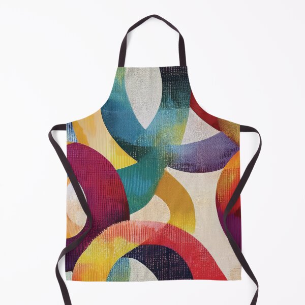 Item preview, Abstract Swirly Rings in Rainbow Colors designed and sold by DuckyRubin.
