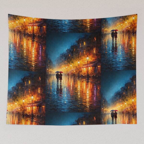 Item preview, Reflections Beneath the Lanterns – Midnight Glow designed and sold by ArtesioByZaber.