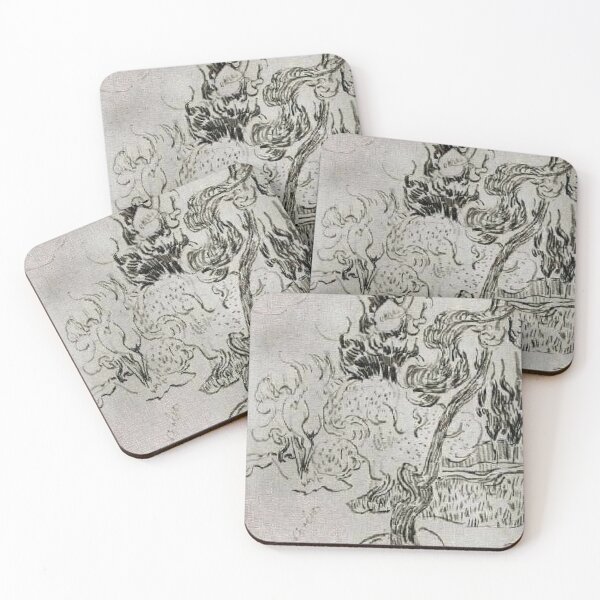 Item preview, Vincent Van Gogh - A Pine Tree And Cypresses In The Garden Of The Asylum designed and sold by st1art.