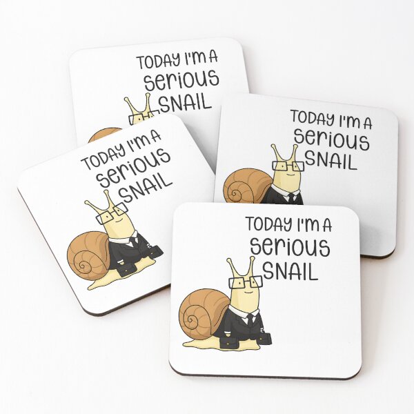 Item preview, Today I’m a Corporate Snail – Funny Office Worker Illustration designed and sold by Senkov.