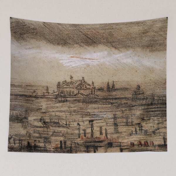 Item preview, Vincent Van Gogh - A View Of Paris With The Op designed and sold by st1art.