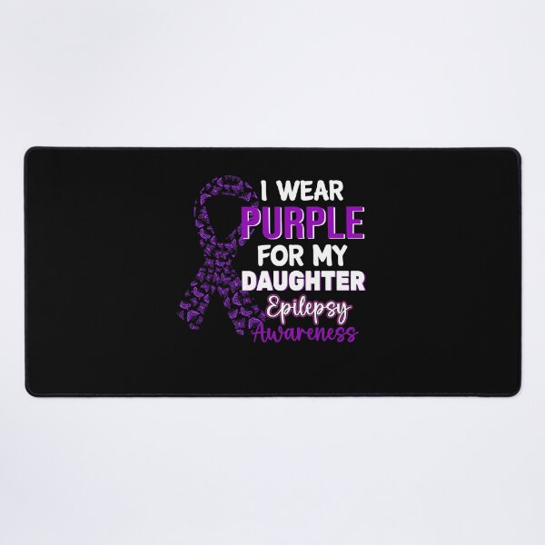 Item preview, I Wear Purple For My Daughter Epilepsy Awareness designed and sold by Gogetgiggles.