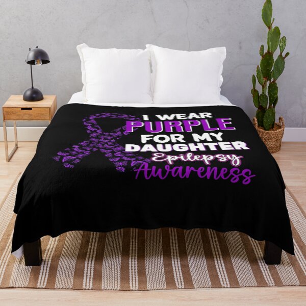 Item preview, I Wear Purple For My Daughter Epilepsy Awareness designed and sold by Gogetgiggles.