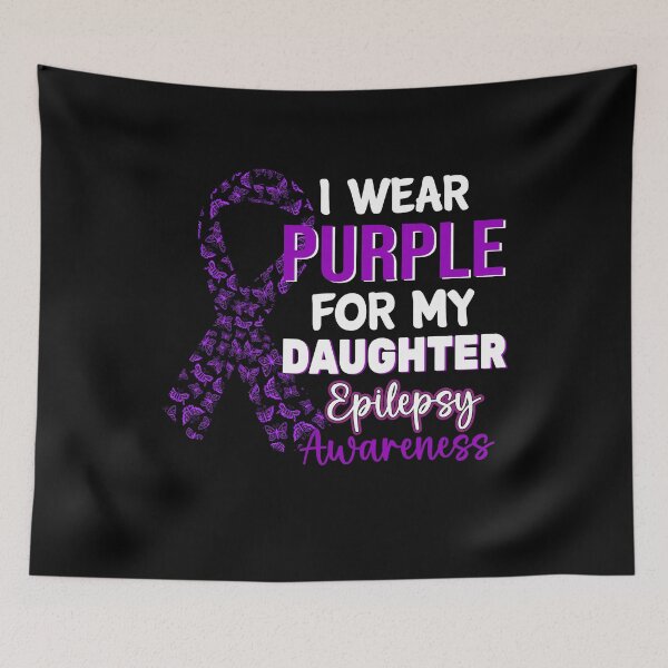 Item preview, I Wear Purple For My Daughter Epilepsy Awareness designed and sold by Gogetgiggles.