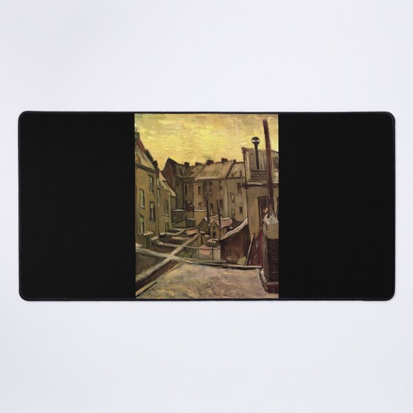 Item preview, Vincent Van Gogh - Backyards Of Old Houses In Antwerp In The Snow designed and sold by st1art.