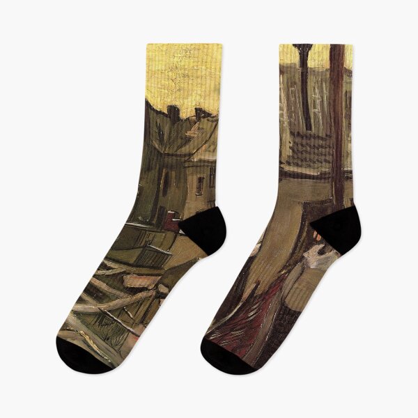 Item preview, Vincent Van Gogh - Backyards Of Old Houses In Antwerp In The Snow designed and sold by st1art.