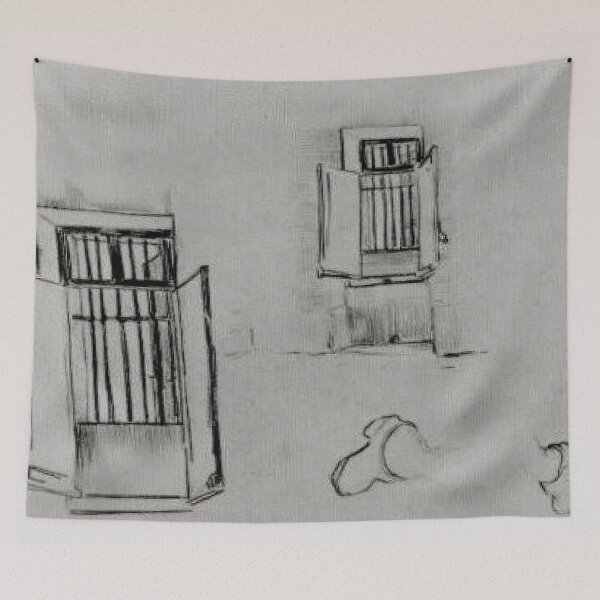 Item preview, Vincent Van Gogh - Barred Windows designed and sold by st1art.