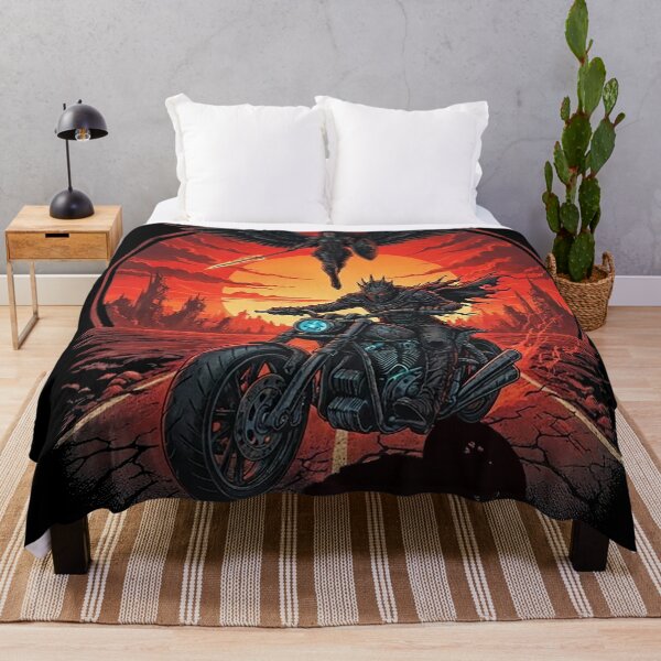 Item preview, Lone Shadow Rider with Valkyrie flying Sigma, Apocalyptic Fantasy designed and sold by fadedrosedesign.