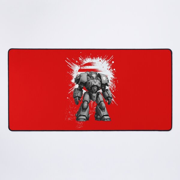 Item preview, Futuristic AI Mech Robot Art | Armored Terminator Suit Grimdark Sci-Fi Wargaming designed and sold by Cree8if.