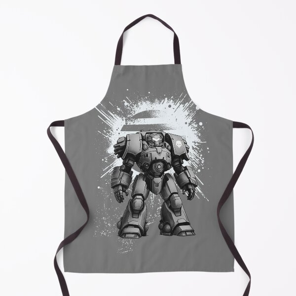 Item preview, Futuristic AI Mech Robot Art | Armored Terminator Suit Grimdark Sci-Fi Wargaming designed and sold by Cree8if.