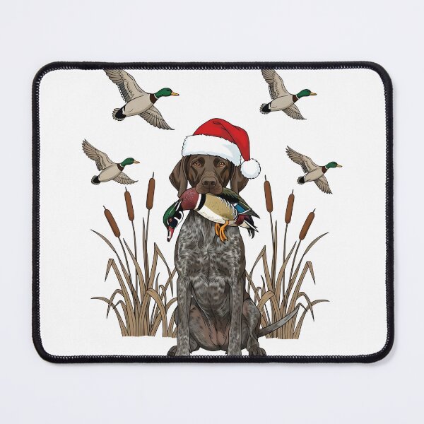 Item preview, Christmas Hunting Dog Ducks Santa Hat designed and sold by KroghDs.