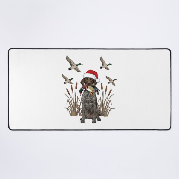 Item preview, Christmas Hunting Dog Ducks Santa Hat designed and sold by KroghDs.