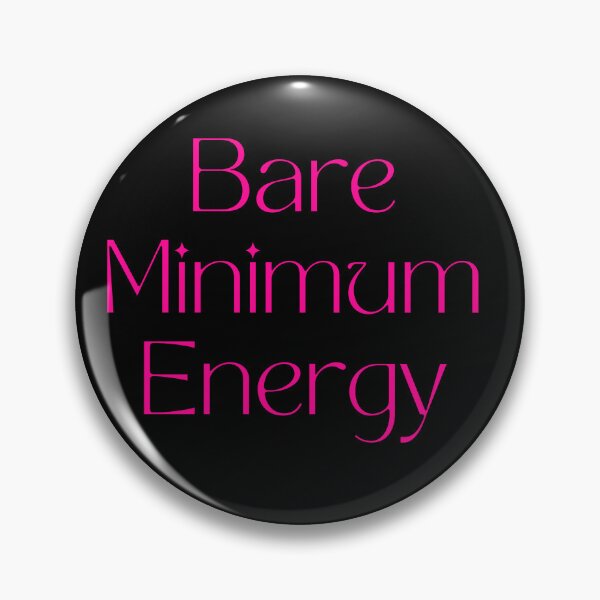 Item preview, Bare Minimum Energy designed and sold by proviax.