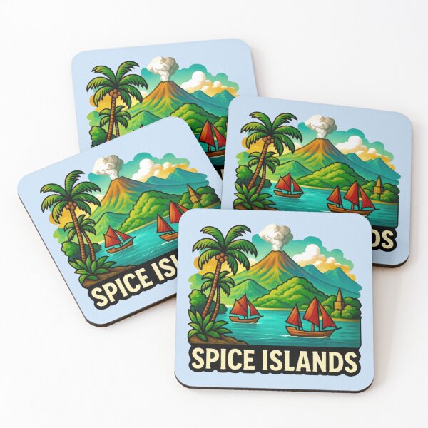 Item preview,  Indonesian Spice Islands -- Exotic Vintage designed and sold by Myra365Art.