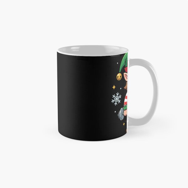 Item preview, Christmas Elf Weightlifter Gym Women's Funny Workout Gear designed and sold by DynamicDesign.