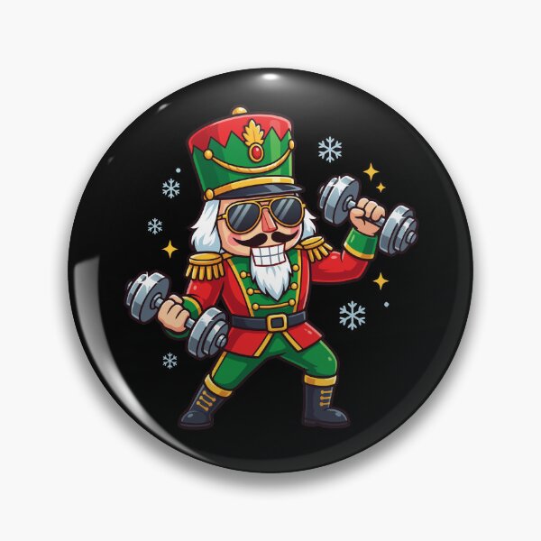Item preview, Christmas Nutcracker Weightlifter Gym Funny Workout Gear designed and sold by DynamicDesign.