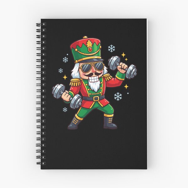 Item preview, Christmas Nutcracker Weightlifter Gym Funny Workout Gear designed and sold by DynamicDesign.