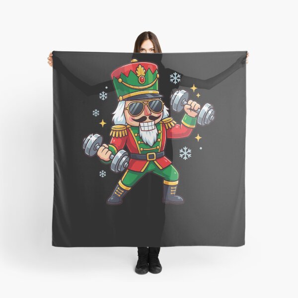 Item preview, Christmas Nutcracker Weightlifter Gym Funny Workout Gear designed and sold by DynamicDesign.