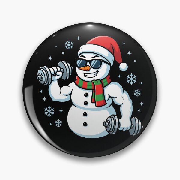 Item preview, Christmas Snowman Weightlifter Gym Funny Workout Gear designed and sold by DynamicDesign.