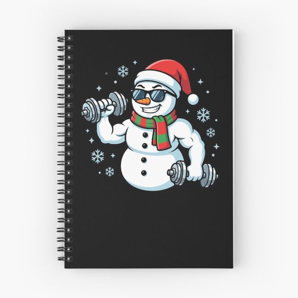Item preview, Christmas Snowman Weightlifter Gym Funny Workout Gear designed and sold by DynamicDesign.