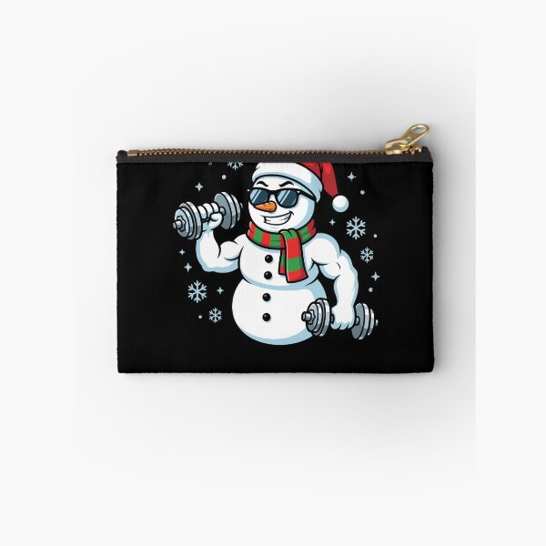 Item preview, Christmas Snowman Weightlifter Gym Funny Workout Gear designed and sold by DynamicDesign.
