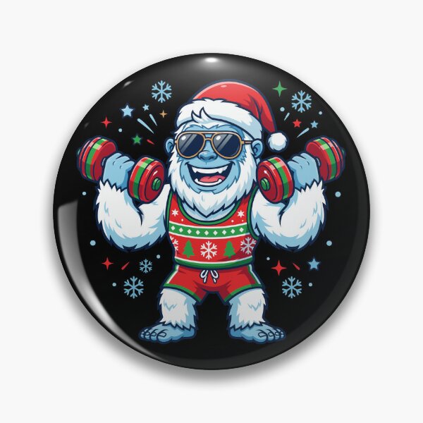 Item preview, Christmas Yeti Weightlifter Gym Funny Workout Yeti Gear designed and sold by DynamicDesign.