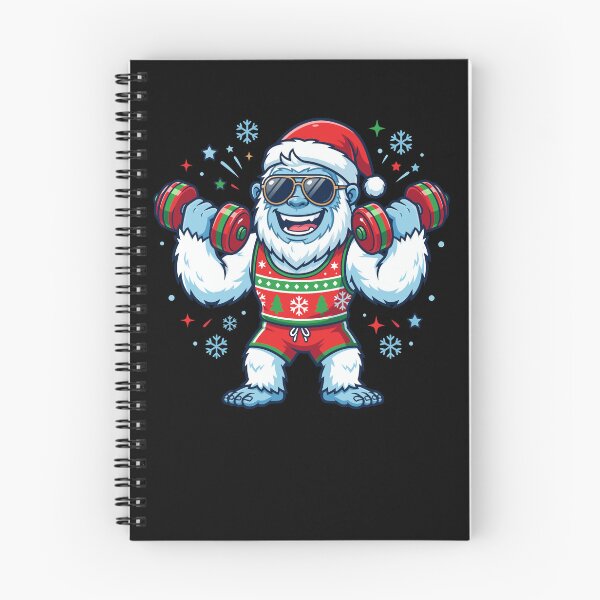Item preview, Christmas Yeti Weightlifter Gym Funny Workout Yeti Gear designed and sold by DynamicDesign.