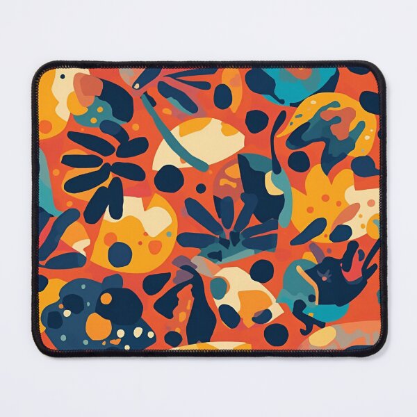 Item preview, Vibrant Abstract Organic Seamless Pattern - Retro Mid-Century Modern Background designed and sold by VibranPalette.