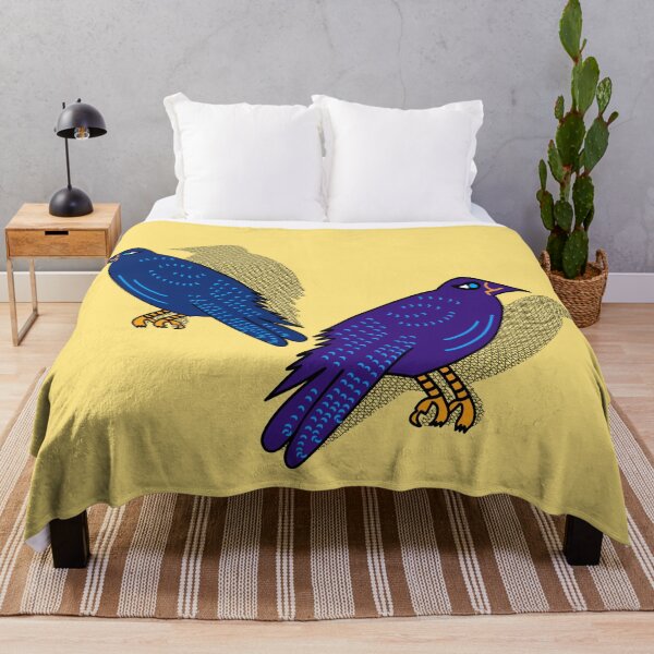 Item preview, Two Bold Crows: A Vibrant Tribute to Feathered Friends designed and sold by nomadraconteur.